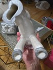 VTG 1980'S ~ KIMPLE Mold Christmas REINDEER & SLEIGH SET Ceramic — photo 9