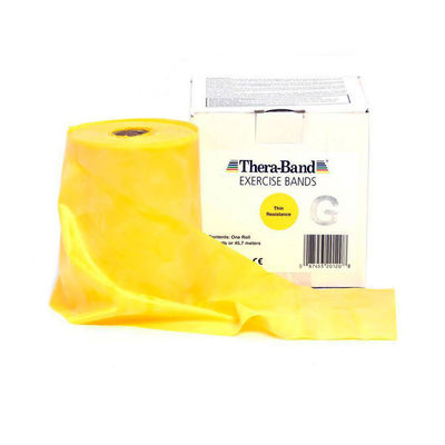 (5,98  /1 m) THERA-BAND   3,0 m gelb Gymnastikband Original Theraband v.d. Rolle
