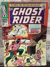 Comic Book Ghost Rider #6 Tarantula Marvel Comics Group Western Dick Ayers 1967