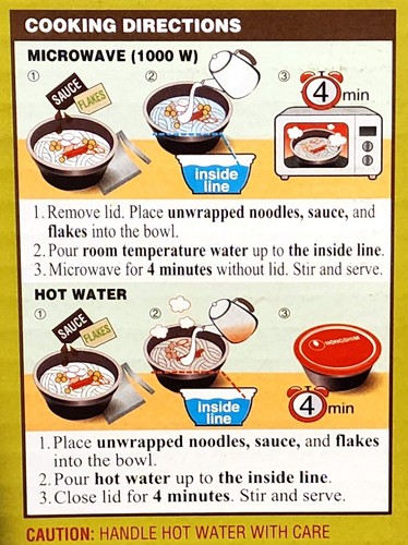 6 x 276g Nong Shim Udon Japanese Style Instant Noodle Soup Bowl No MSG BrandNew - Picture 3 of 5