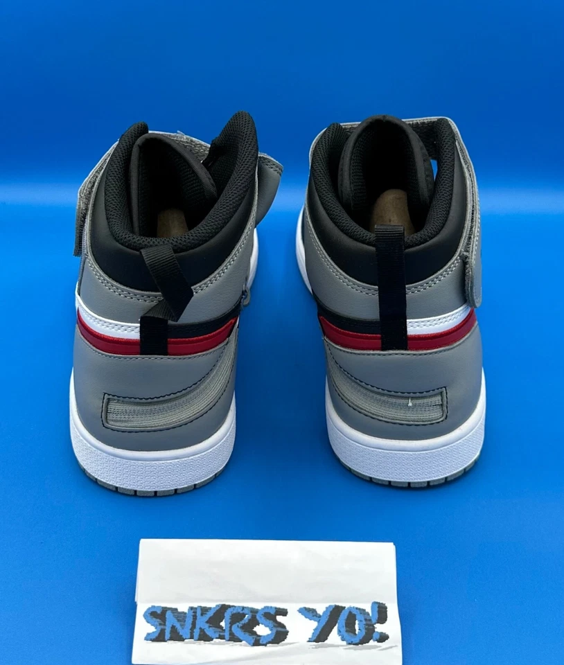 Jordan 1 High FlyEase Negro Gris Partícula Gimnasio Rojo (CQ3835-002) Hombre Talla 11 Foto 4 de 4