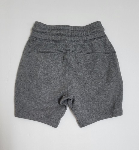 Gap Fit Kids Tech Shorts Gray XS (4-5) Zip Pockets Elastic Waist Drawstring - Picture 3 of 5