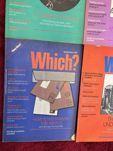 Which? Magazine Bundle x12 Full Year 1981 Jan to Dec Vintage Retro Collectible - Picture 10 of 15