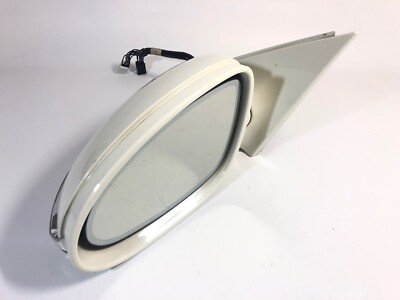 06-12 Mercedes W221 S-Class LH Driver Side View Mirror White 2218105716 OEM