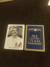 2000 U.S. Playing Card Co. All Century Team Christy Mathewson