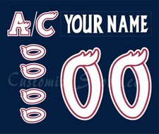 Manitoba Moose Customized Number Kit For 2001-2002 3rd Uniform