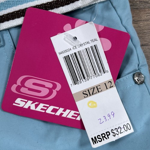 Skechers Pants Girls 12 Green Lined Belted Convertible Outdoor Polyester NWT - Picture 6 of 17