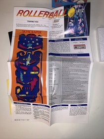 1989 Rollerball Nintendo NES CIB Mint Condition