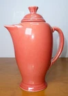 Fiesta Ware Persimmon Color Covered Coffee Server Pitcher w/Lid Homer Laughlin