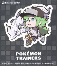 Pok�mon Seal/Sticker N & Reshiram Character Matte PP Decal 10x8.5cm Used