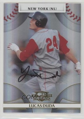2008 Donruss Threads Gold Signatures 62/250 Lucas Duda #73 Auto 0w8