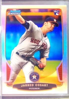 2013 Bowman Draft Picks & Prospects Jarred Cosart Chrome Refractors RC #36 Astro