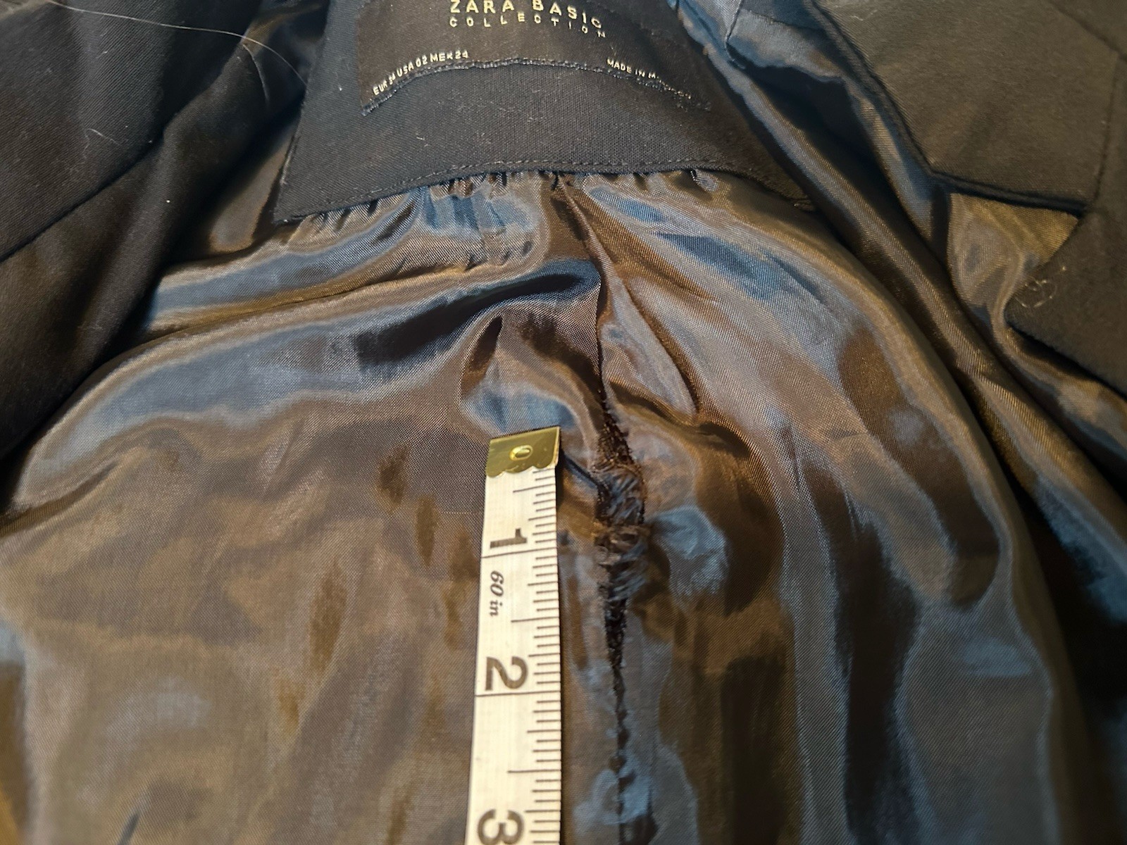 ZARA BASIC COLLECTION Black Blazer *Single Button… - image 14