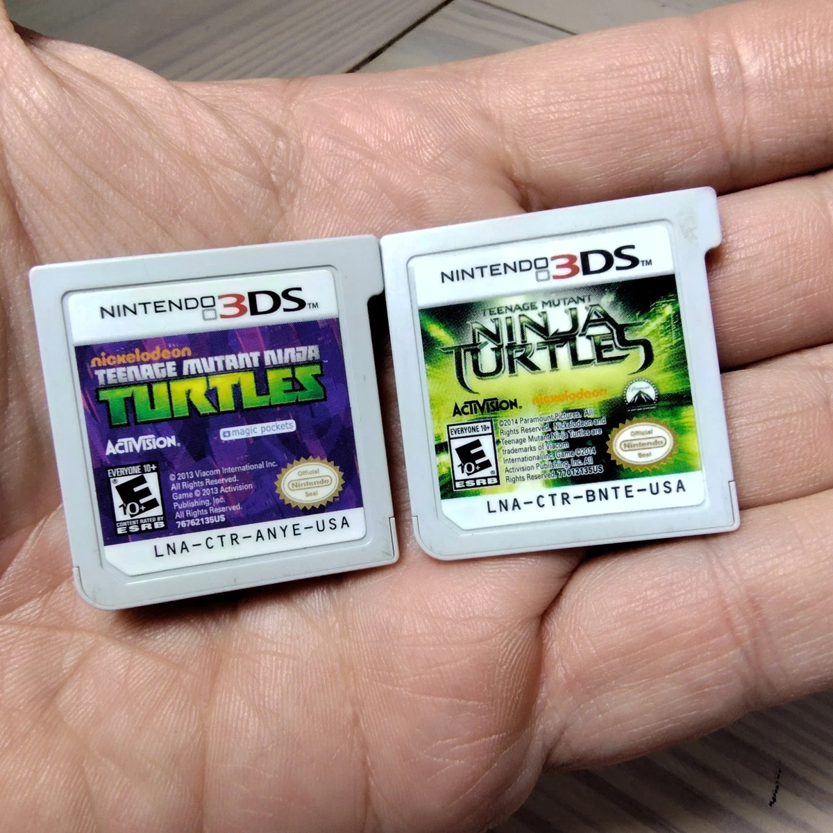 Nintendo 3DS Teenage Mutant Ninja Turtles 2014 Video Games for