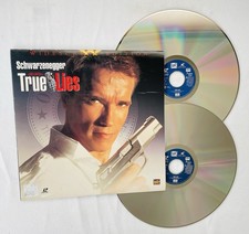 True Lies Arnold Schwarzenegger, James Cameron 1994 Laserdisc LD, VGC