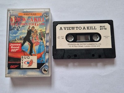 A VIEW TO A KILL GAME - AMSTRAD - BUG BYTE - JAMES BOND 007 - getestet 