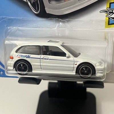 Hot Wheels White '90 Honda Civic EF 2019 Super Treasure Hunt #4 Greddy Protector