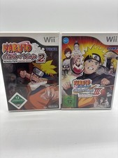 Nintendo Wii Naruto Clash of Ninja 2 + Naruto Clash of Ninja Revolution 3 in OVP