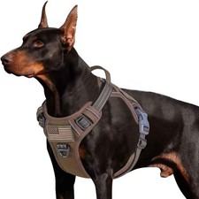 Tactical No-Pull Dog Harness with Handle Reflective Training Vest