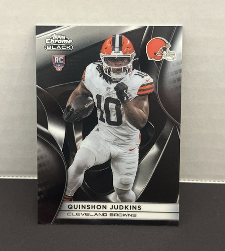 Topps 2025 Chrome Black Quinshon Judkins RC Cleveland Browns #111