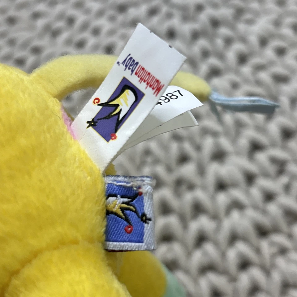 Juguete de peluche vintage Manhattan Jingle jirafa jirafa juguete para bebé 6,5” animal de peluche Foto 4 de 4