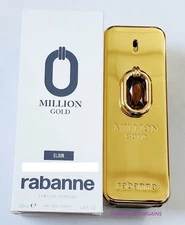 PACO MILLION GOLD ELIXIR PARFUM INTENSE 3.4 OZ / 100 ML FOR MEN(NEW IN WHITE BOX