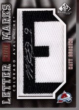 2010-11 SP Game Used Letter Marks #LMMD Matt Duchene Auto (Letter U) /50 - HKY