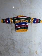 True Vtg 1958 Kids Snoopy sweater - Sz -S Sleeve has rips