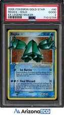 Pokemon 2006 Gold Star Regice 90/92 Holo EX Legend Maker PSA 2