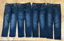 Boys The Children's Place TCP Denim Jeans Size 16 Straight Dark Wash Lot of 4