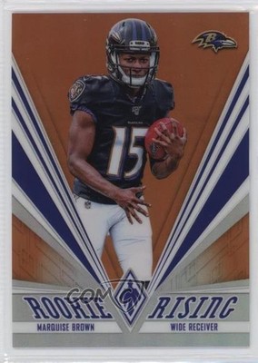 2019 Panini Phoenix Rookie Rising Orange 51/99 Marquise Brown #5 RC 1k5