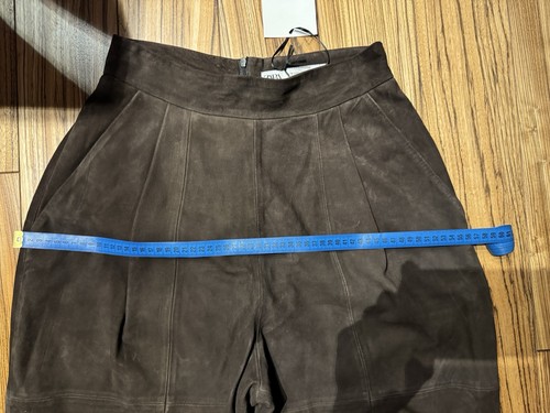 ZARA Hose 100% Wildleder Limited Edition Größe: M Dunkelbraun - Bild 18 von 20