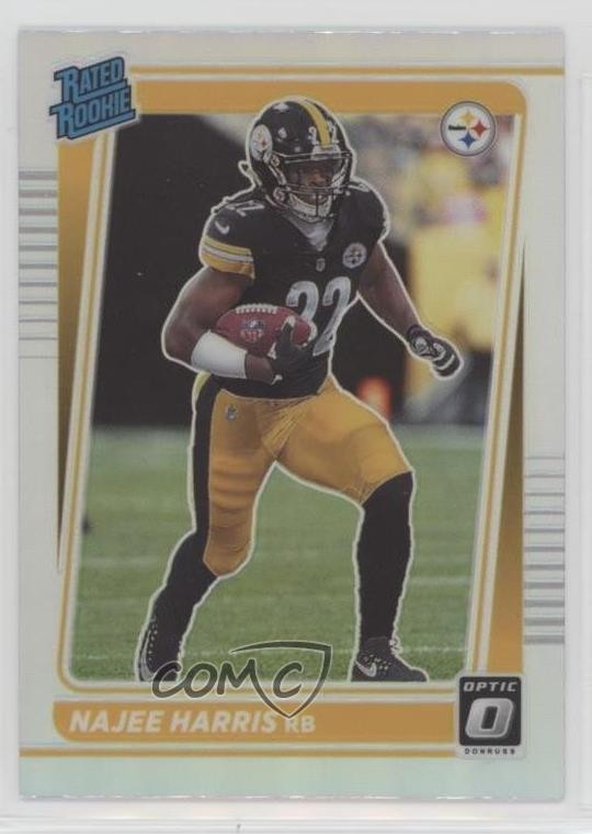 2021 Panini Donruss Rated Optic Holo Preview Najee Harris #P-259 Rookie RC 0p5x
