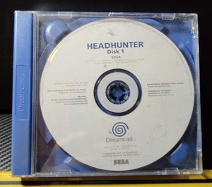 Jeu SEGA Dreamcast Headhunter - Édition Promo / Press White Label