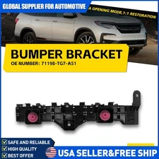 Front Driver Side Bumper Support Retainer Brackets For 2019-2022 Honda Pilot