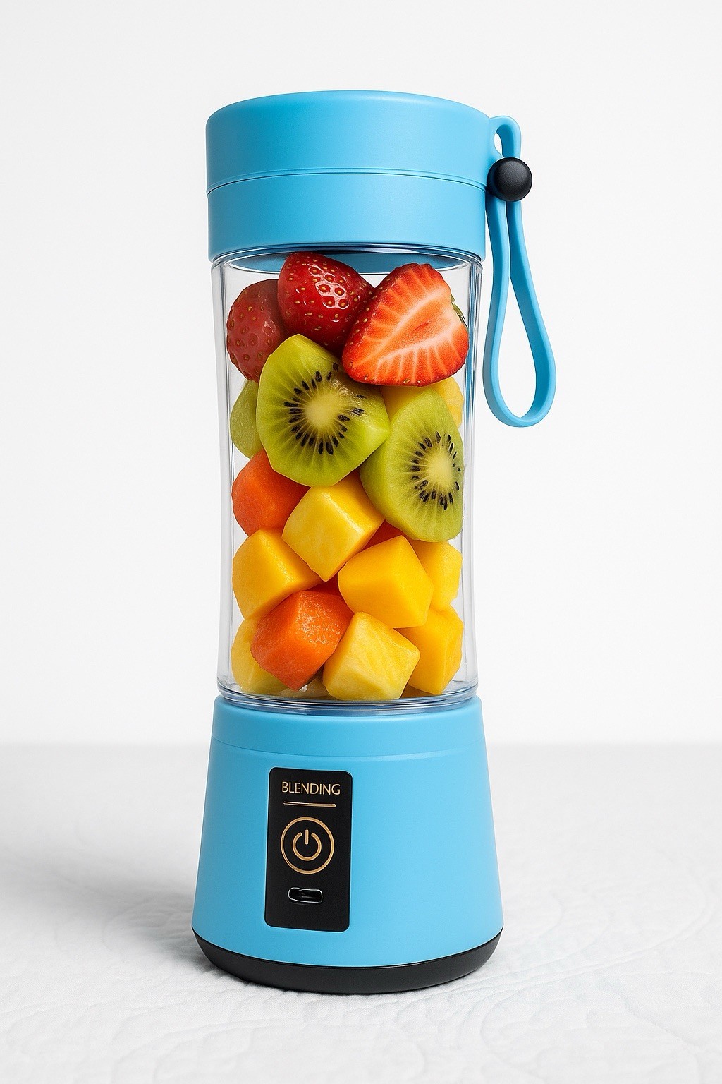 Portable Blender  Juicer Cup Rechargeable Gym Juice Blender