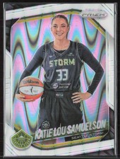 2025 Panini Prizm WNBA 82-Katie Lou Samuelson-Seattle Storm-White Seismic Prizms