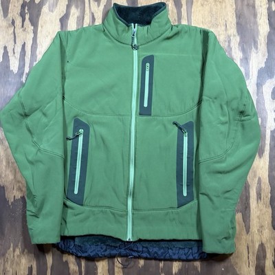 ARC'TERYX Men's Hyllus Jacket Sherpa Lined Green Full Zip Size Medium Polartec