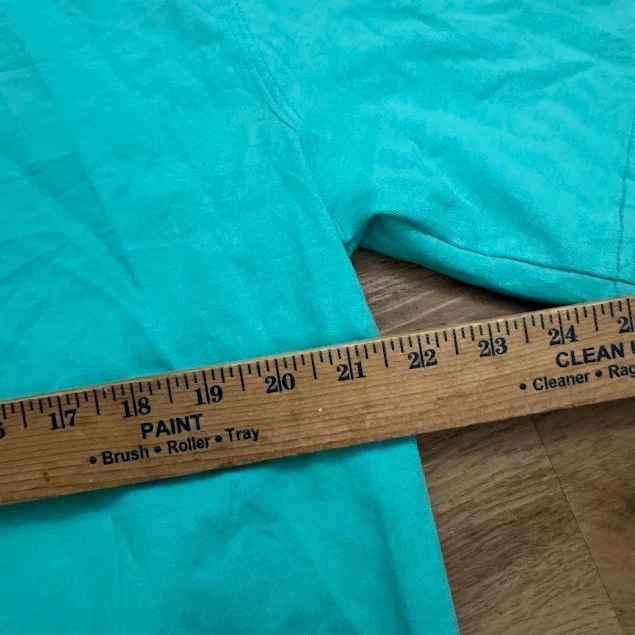 Clown Motel America's Scariest Motel Tonopah Nevada Blue Shirt STAINED Size 3XL - Image 3 of 4