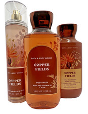 Bath  Body Works Copper Fields Mist, Body Wash  Lotion Set of 3