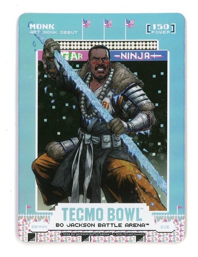 2026 Bo Jackson Battle Arena Tecmo Bowl Art Monk Ice Scoreboard Battlefoil SP