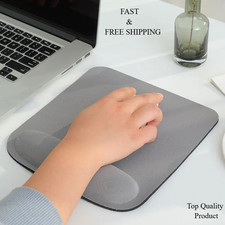 Ergonomic Mouse Pad With Wrist Rest Support Soft Comfort Nonslip Base Office PC