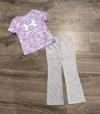 Girls Under Armour Shirt And Pants Set Size 4
