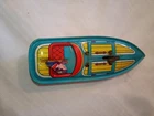 Vintage TIN Litho? TOY BOAT  J. CHEIN   Made in USA