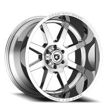 1 Gear Off Road 18x9 6x5.50 18 762c Pivot Chrome Plated With Lip Logo Wheel Rim