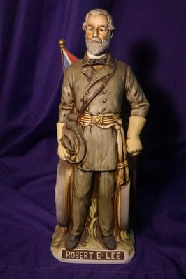 Vintage McCormick Distilling Co. Robert E Lee Porcelain Whiskey Decanter