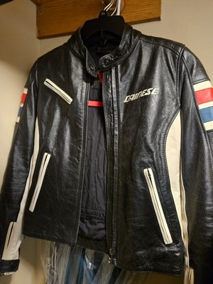 Dainese Italian Women's Lola D1 Leather Motorcycle Jacket with