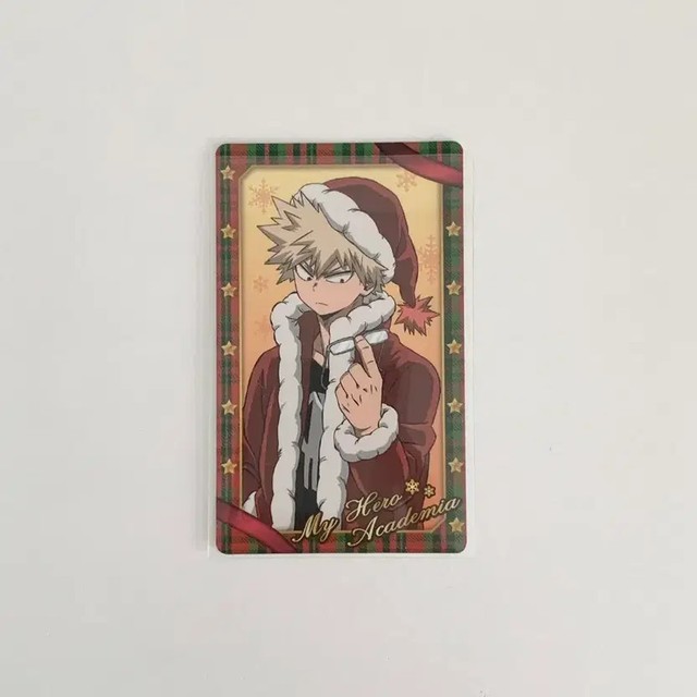 My Hero Academia Bakugo Christmas Card