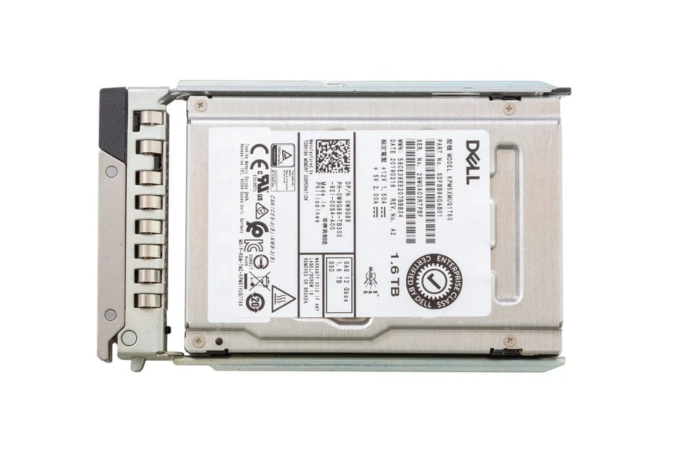 Dell 1.6TB 12G SAS SSD, 2.5 Zoll SFF Festplatte für Server, inkl. Rahmen 0DXD9H - Bild 3 von 3