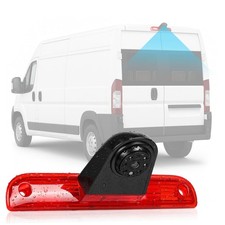 Telecamera per Retromarcia Auto Fiat Ducato Peugeot Boxer HD Impermeabile Vision - Miniatura 1